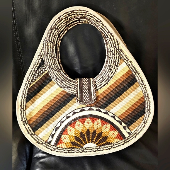 Columbian Handmade Artisan Bohemian Woven Purse NWOT - Picture 1 of 8